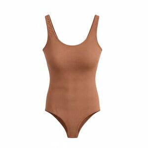 Auden Tan Sleeveless Bodysuit